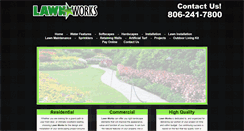 Desktop Screenshot of lawnworksoflubbock.com